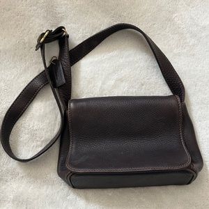 Chocolate Brown COACH Leather Small Purse